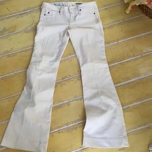 Fade to blue brand white flare jeans, Sz medium